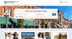Desktop Screenshot of bloomingtonjobs.com