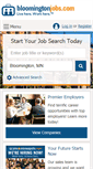 Mobile Screenshot of bloomingtonjobs.com